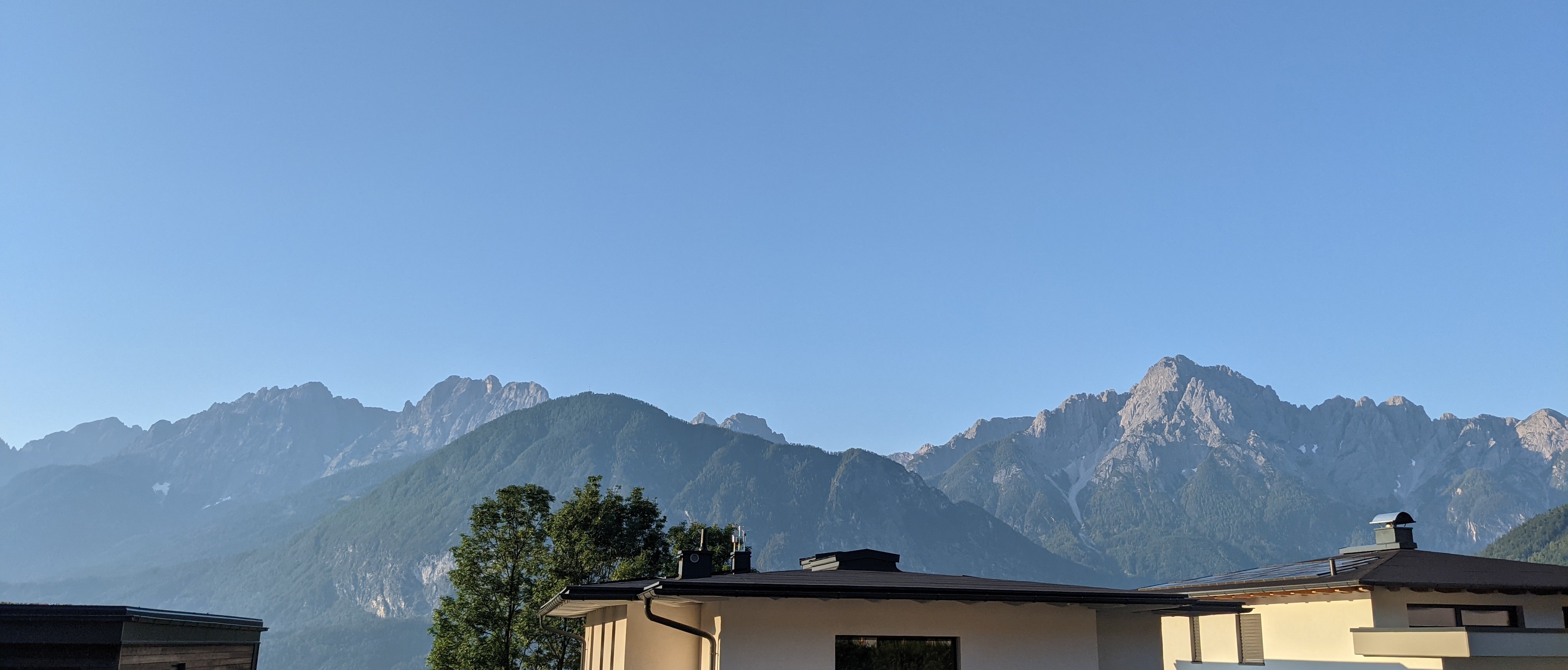 Last day in Lienz with nice morning weather